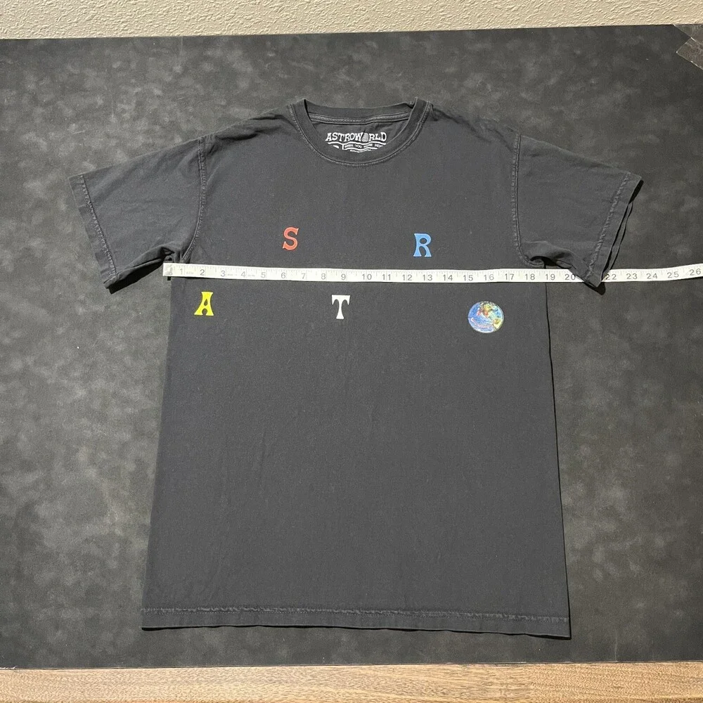 Astroworld Travis Scott Shirt Concert Tour Band Tee All over Wish you were Here